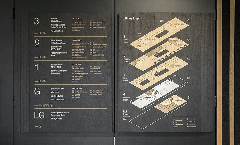 Thomas Matthews – Library Signage and Wayfinding